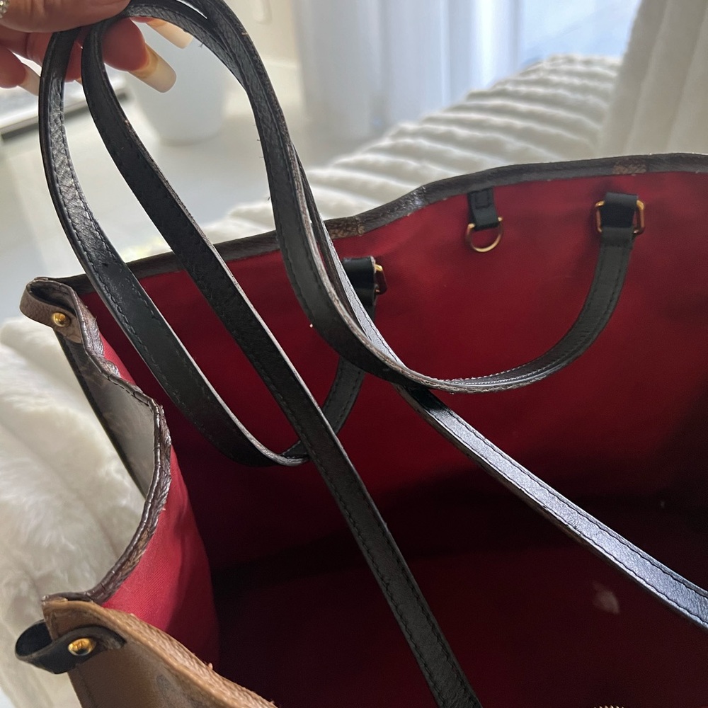 Louis Vuitton large Dark Brown Monogram Tote - Picture 10 of 16